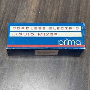 Prima Cordless Electric Liquid Mixer Juices Powdered Mixes‎ New in Box